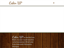 Tablet Screenshot of cabinup.com